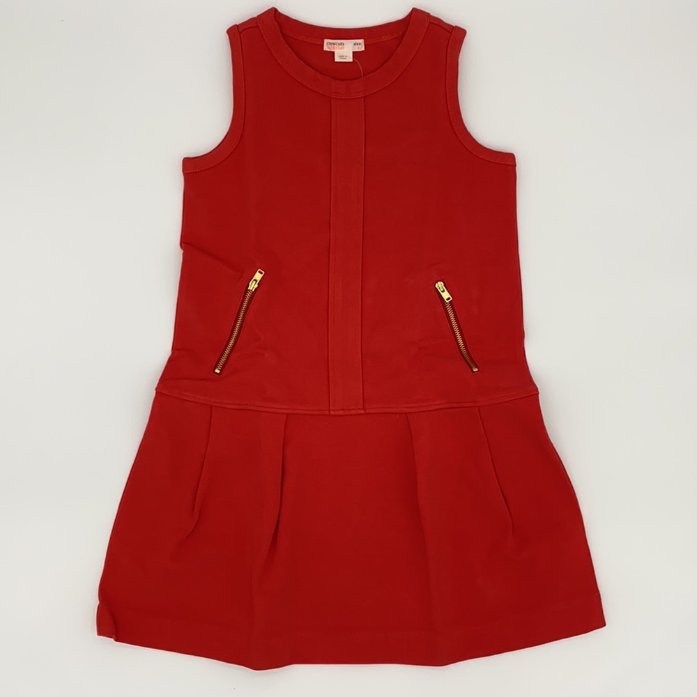 NWT Crewcuts Girls’ Ponte Jumper Fire Red